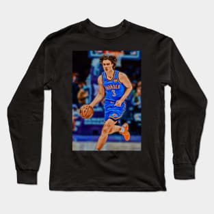 Josh Giddey Basketball Fanart Long Sleeve T-Shirt